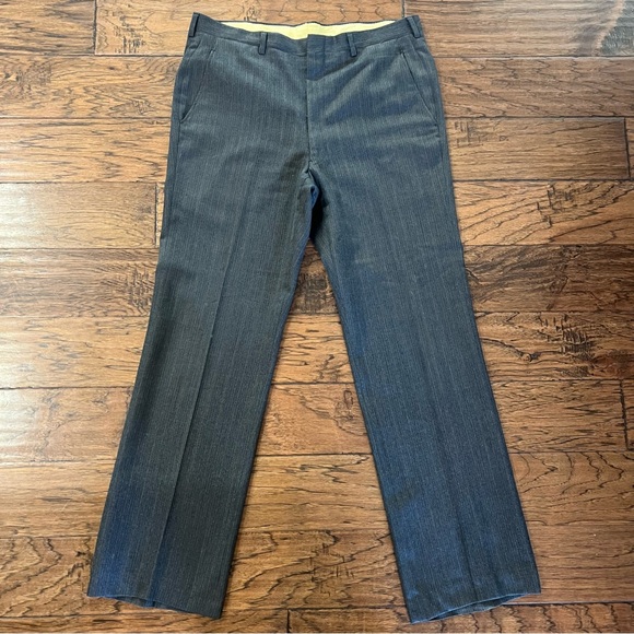 VTG 60's 70's Cricketeer ZCMI Men's Suit USA Jacket 40S Pants 36X32 Gray Blue - Picture 12 of 16